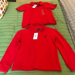 Polo Ralph Lauren Size 6 Red Boys Shirts